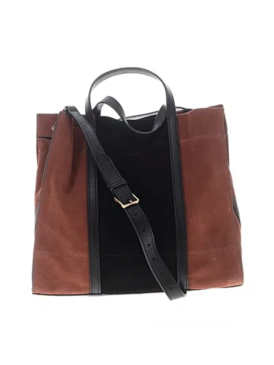 Pre-owned Fossil Leather Tote Bag In Brown