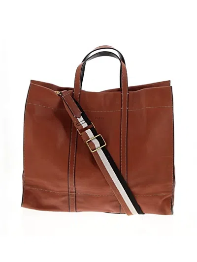 Pre-owned Fossil Tote Bag In Brown