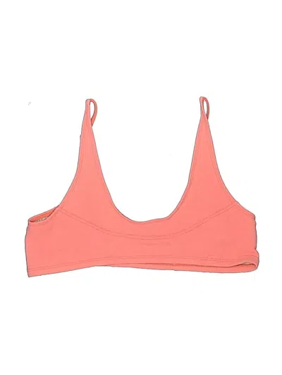 Pre-owned Fp Beach Swimsuit Top Orange Swimwear