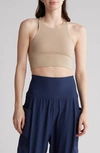 Fp Movement Every Single Time Longline Sports Bra In Natural