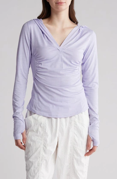 Fp Movement Illuminate Long Sleeve Layer Knit Top In Violet