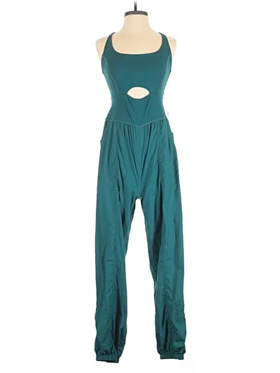 Pre-owned Fp Movement Jumpsuit In Teal