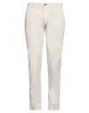 Fradi Man Pants Beige Size 35 Cotton, Elastane