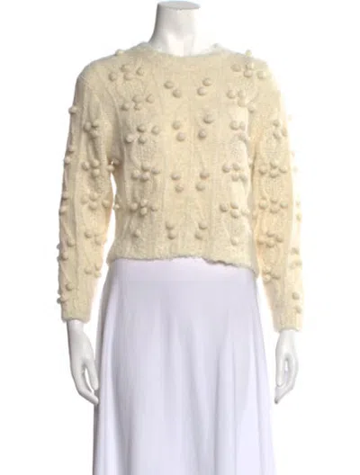 Pre-owned Frame Alpaca Patterned Sweater In Neutrals