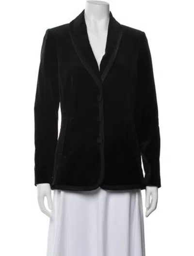 Pre-owned Frame Blazer In Black