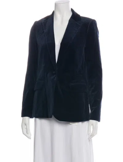 Pre-owned Frame Blazer In Blue
