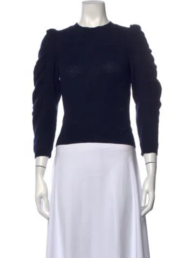 Pre-owned Frame Cashmere Crew Neck Sweater In Black