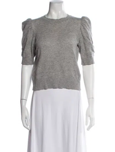 Pre-owned Frame Cashmere Crew Neck Sweater In White