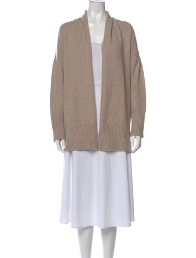 Pre-owned Frame Cashmere V-neck Sweater In Brown