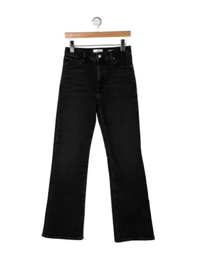 Pre-owned Frame Flared Pants In Black