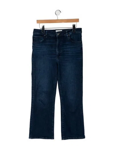Pre-owned Frame Flared Pants In Blue