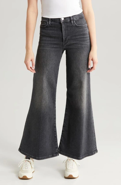 Frame Le Palazzo High Waist Crop Wide Leg Jeans In Atmosphere