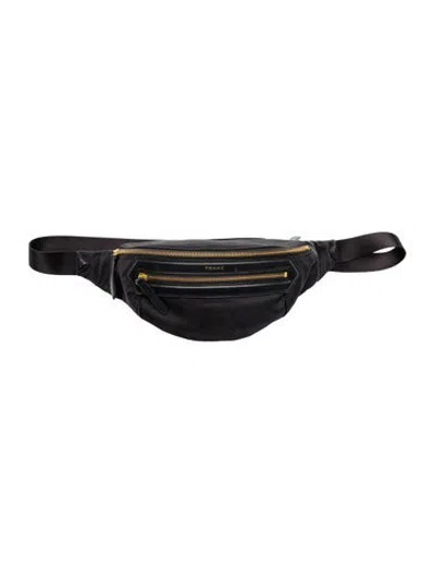 Pre-owned Frame Nylon Belt Bag In Black
