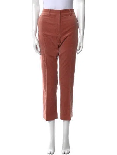 Pre-owned Frame Straight Leg Pants In Pink