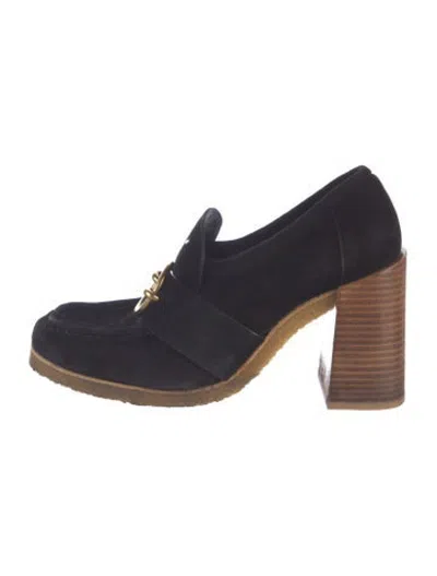Pre-owned Frame Suede Pumps In Blue