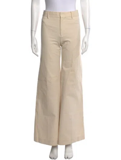 Pre-owned Frame Wide Leg Pants In Neutrals