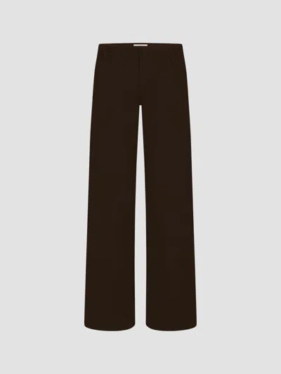 Frame Women's The Low-rise Wide-leg Trousers In Americano