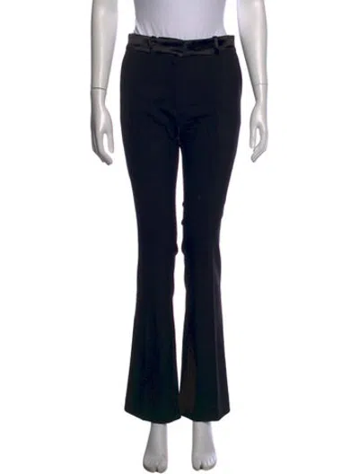 Pre-owned Frame Wool Flared Pants In Black