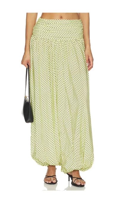 Franãoise Nora Pant In Polka Dot Lemon
