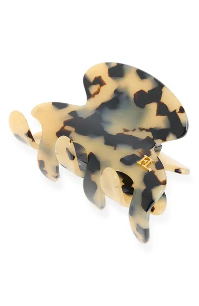 France Luxe Form Small Claw Hair Clip In Nude