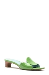 Frances Valentine Sandy Slide Sandal In Green