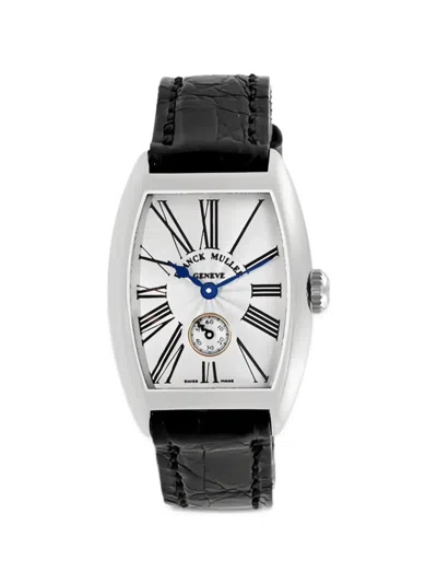Pre-owned Franck Muller 1998 Curvex 29mm Watch In White