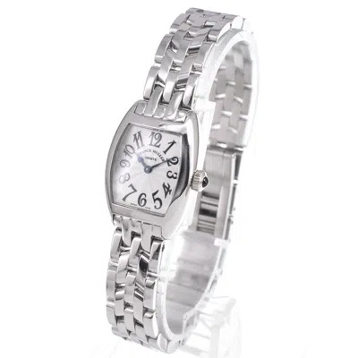 Pre-owned Franck Muller Cintree Curvex Quartz Stainless Steel Watch () In Multi