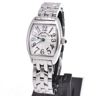 Pre-owned Franck Muller Cintree Curvex Quartz Stainless Steel Watch () In Multi