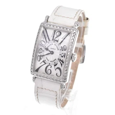 Pre-owned Franck Muller Long Island Playa Quartz Steel Watch () In Multi