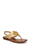 Franco Sarto Emmie Slingback Sandal In Gold Faux Leather