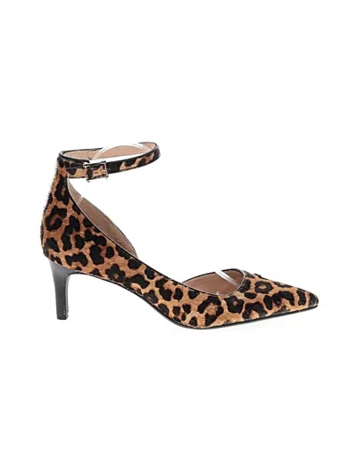 Pre-owned Franco Sarto Heels In Brown