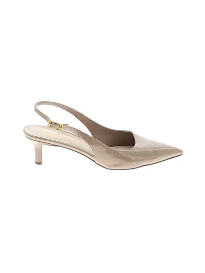 Pre-owned Franco Sarto Heels In Ivory