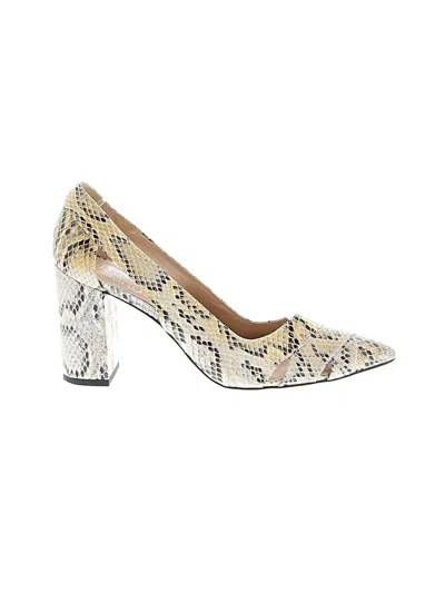 Pre-owned Franco Sarto Heels In Ivory
