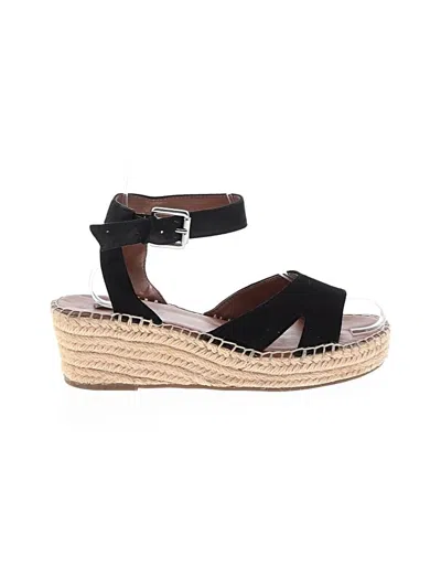 Pre-owned Franco Sarto Wedges In Black