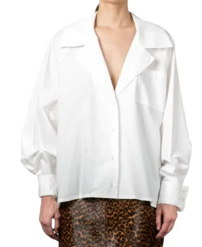 Francoise Michelle Shirt In White