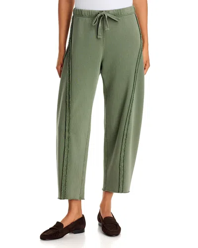 Frank & Eileen Bibi Cotton Barrel Sweatpants In Green