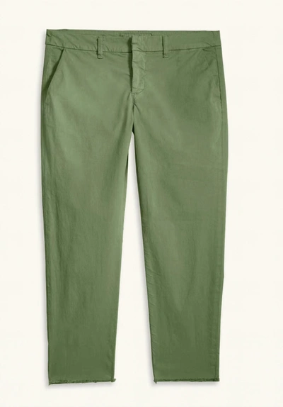 Frank & Eileen Women's Wicklow Italian Chino In Army Green