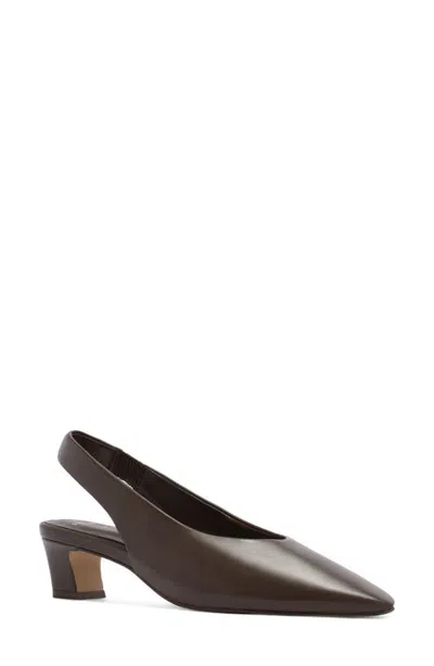 Frankie4 Noa Leather Slingback Pump In Brown