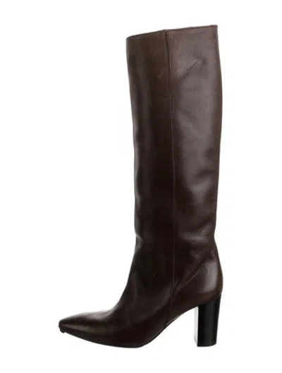 Pre-owned Fratelli Rossetti Leather Boots In Brown