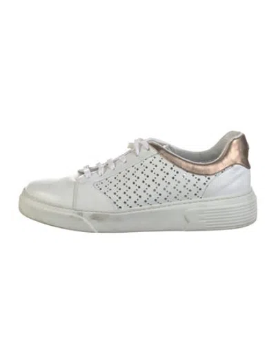 Pre-owned Fratelli Rossetti Leather Sneakers In White