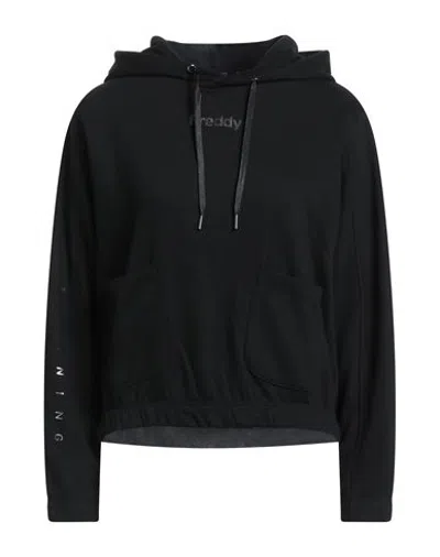 Freddy Woman Sweatshirt Black Size S Cotton, Polyester
