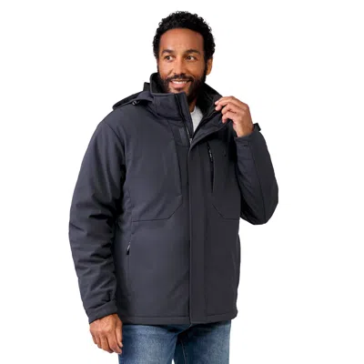 Free Country Men's Atalaya Iii 3-in-1 Systems Jacket In Black