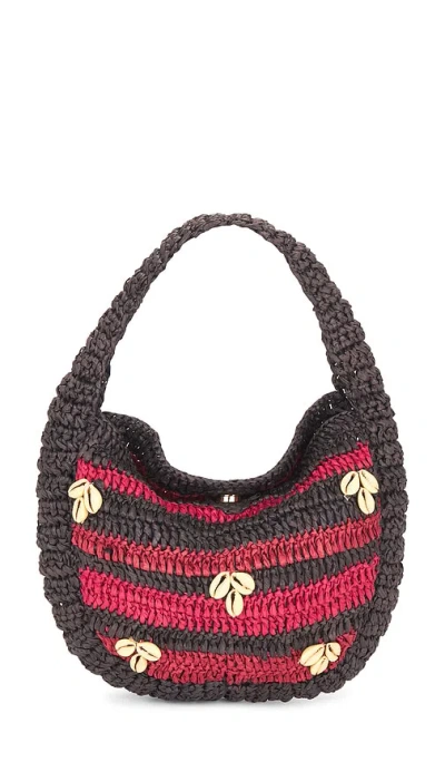 Free People Belize Shell Clutch In Dark