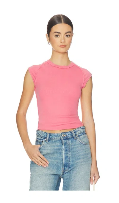 Free People Ever Had Tee In Strawberry Rhubarb