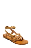Free People Midas Touch Ankle Strap Sandal In Vachetta