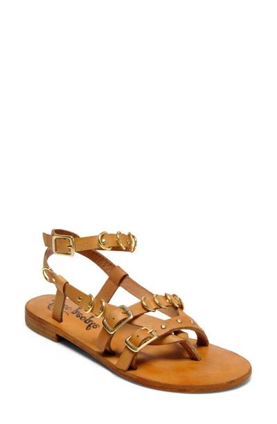 Free People Midas Touch Ankle Strap Sandal In Vachetta