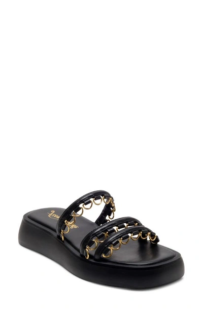 Free People Midas Touch Platform Sandal In 黑色