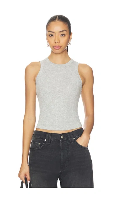 Free People So Soft Seamless Modal Tank In Heather Grey