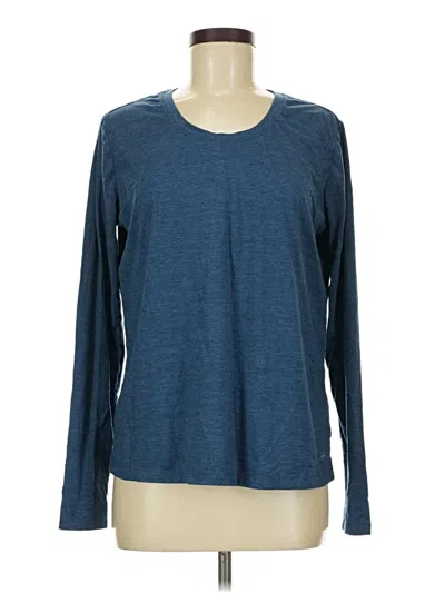 Pre-owned Freely Long Sleeve T-shirt In Blue