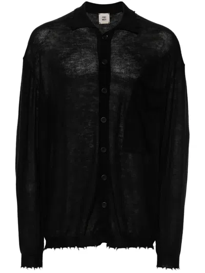 Frei-mut Kenyir Cashmere Cardigan In Schwarz